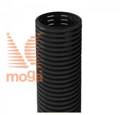 Picture of Drainage pipe |perforated|black|FI: 75 mm|