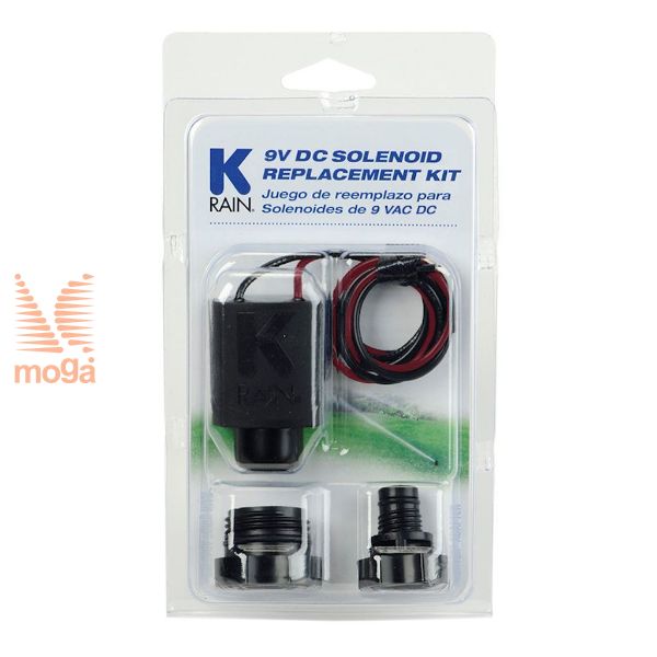 Bild von Ersatzspule 9V |+ Adapter für Hunter und Rain Bird Ventile|K-Rain|