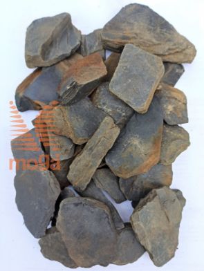 Picture of Broken slate |Graphite black|30-60 mm|20 kg|