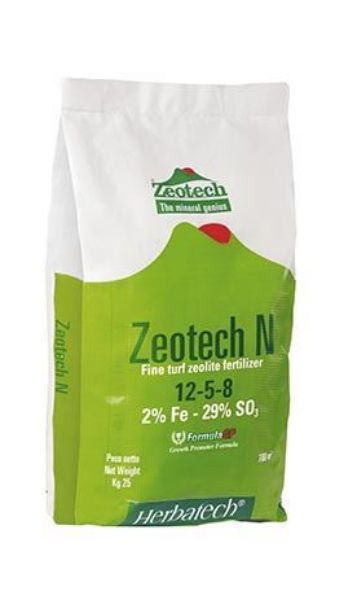 Gnojilo Zeotech N |Zeolitno gnojilo za travišče|NPK 12-5-8 +2Fe|25kg|