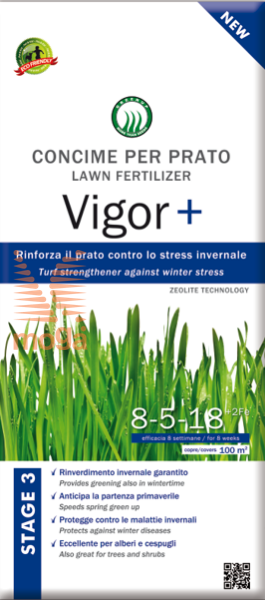 Bild von Bio Rasendünger|Vigor+|NPK|8-5-18+2Fe|4 kg